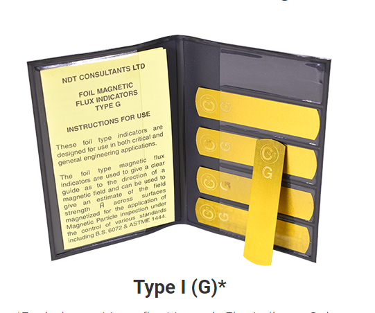 NDT Laminated Magnetic Flux Strips Type G Burmah-Castrol 5 Strips cho các phụ kiện phát hiện lỗi hạt từ tính 1
