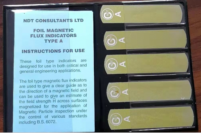 NDT Laminated Magnetic Flux Strips Type G Burmah-Castrol 5 Strips cho các phụ kiện phát hiện lỗi hạt từ tính 2