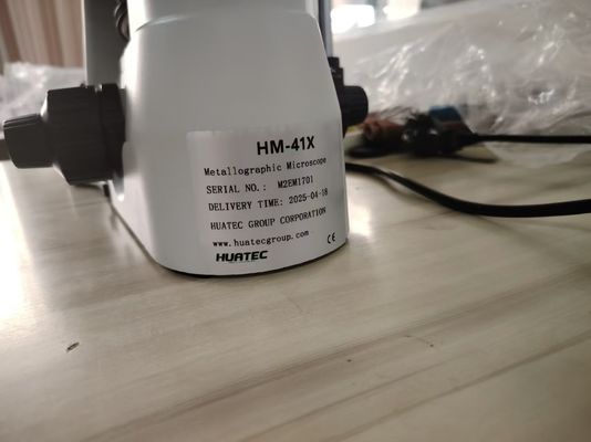 HM-41X Máy viêm kim loại đảo ngược ba mắt chuyên nghiệp với hệ thống phân tích hình ảnh