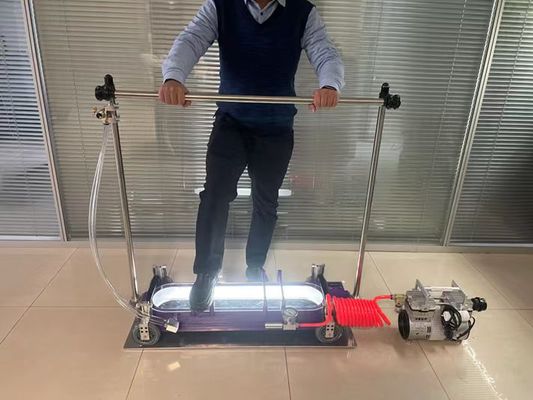 Máy dò rò rỉ mối hàn hộp chân không với độ chân không 60kPa, chiều dài phát hiện mối hàn 400mm và nam châm điện lực hút 85kg