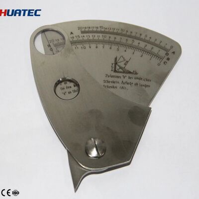 Máy đo hàn hình quạt đa chức năng di động để đo filet, undercut và khoảng cách