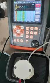 Máy kiểm tra siêu âm di động HFD-810 Tần số lấy mẫu 400MHz Xuất báo cáo PDF Bluetooth Máy dò kiểm tra lớp chống thấm