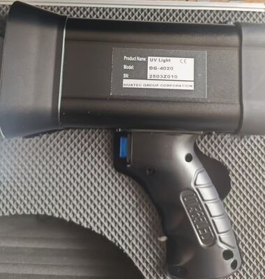 Đèn LED-UV cầm tay hoạt động bằng điện AC trực tiếp và pin DC