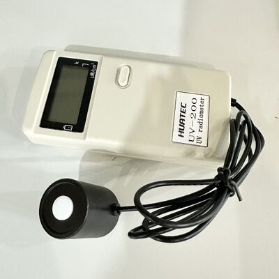 Máy kiểm tra cường độ tia cực tím có độ chính xác cao UV-200 ± 5% Độ chính xác Máy đo phóng xạ tia cực tím cầm tay Vệ sinh y tế Máy dò chiếu xạ tia cực tím