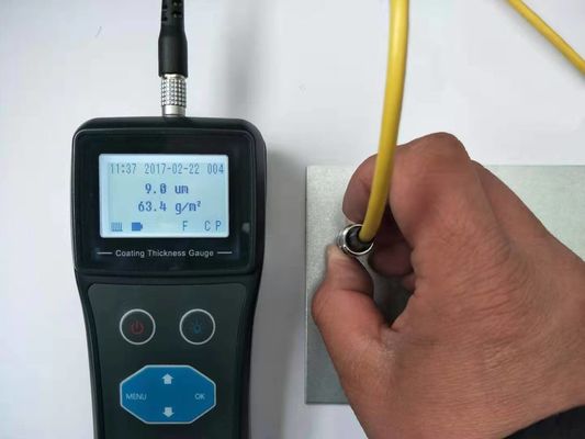 Máy đo độ dày lớp phủ cầm tay đầu dò F/N TG-6101 0-1500um Máy kiểm tra độ dày màng sơn kim loại có đo mật độ & trọng lượng
