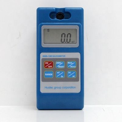 Máy đo Gauss kỹ thuật số HGS-10C cầm tay màu xanh điện tử phổ biến