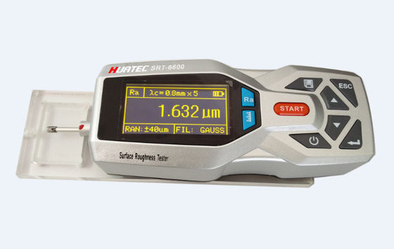 Máy đo độ nhám bề mặt cầm tay cầm tay SRT-6600 Phạm vi 160μm 14 Thông số độ nhám Màn hình OLED Dụng cụ đo độ nhám vỏ kim loại