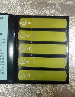 NDT Laminated Magnetic Flux Strips Type G Burmah-Castrol 5 Strips cho các phụ kiện phát hiện lỗi hạt từ tính