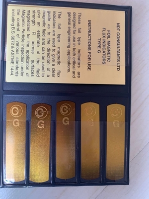 NDT Laminated Magnetic Flux Strips Type G Burmah-Castrol 5 Strips cho các phụ kiện phát hiện lỗi hạt từ tính