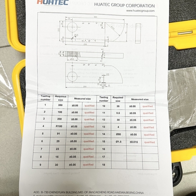 IIW V1 khối hiệu chuẩn trong thép carbon Thiết bị thép không gỉ cho máy dò lỗi siêu âm