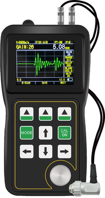 TG-5100D Thời gian thực A quét và B quét qua lớp phủ siêu âm Thickness Gauge
