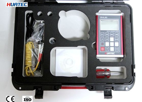 Máy đo độ cứng kỹ thuật số di động RHL50 với chuyển đổi đa thang đo & 7 thiết bị va đập