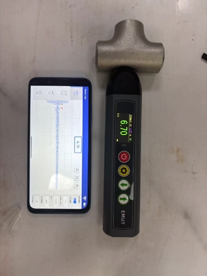 TG-14+ A Scan B Scan APP chế độ EMAT Máy đo độ dày siêu âm điện từ với màn hình LCD màu