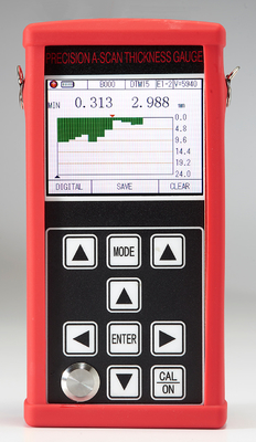 TG-6200 Màn hình số cầm tay A / B quét Nonmetallic Ultrasonic Coating Thickness Gauge