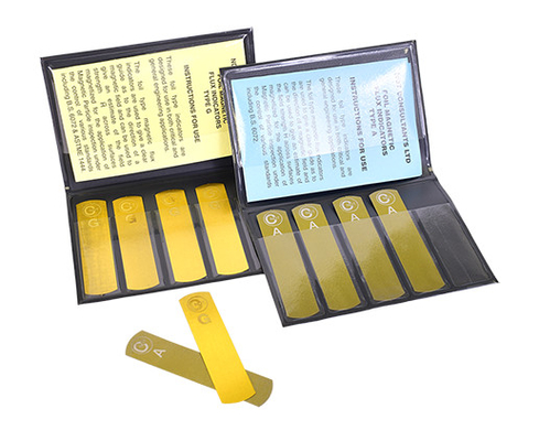 NDT Laminated Magnetic Flux Strips Type G Burmah-Castrol 5 Strips cho các phụ kiện phát hiện lỗi hạt từ tính