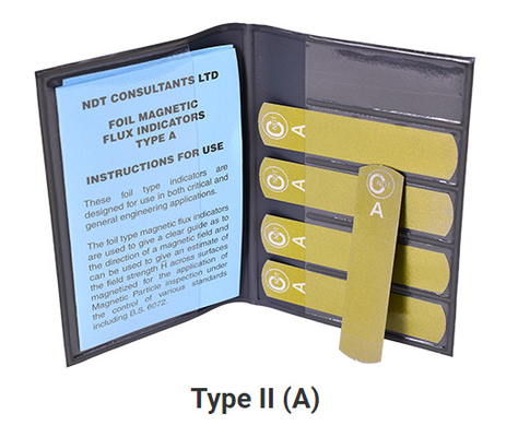 NDT Laminated Magnetic Flux Strips Type G Burmah-Castrol 5 Strips cho các phụ kiện phát hiện lỗi hạt từ tính