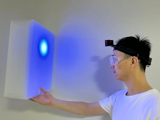 DG-90H Mũ bảo hiểm gắn đèn LED UV 365nm 8000uw/cm2 Đèn NDT không dùng tay