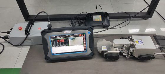 Hệ thống đo độ dày ăn mòn từ tính bằng phương pháp từ trễ trên cáp điều khiển phát hiện 25m với tốc độ đo 16-1 lần/giây