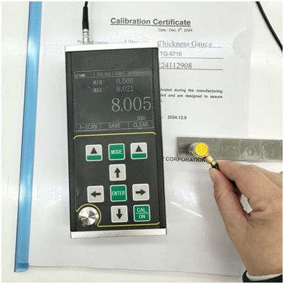 Máy đo độ dày siêu âm A-Scan B-Scan cầm tay TG-5710, bộ nhớ 100.000 dữ liệu, thiết bị kiểm tra độ dày kim loại, nhựa, thủy tinh