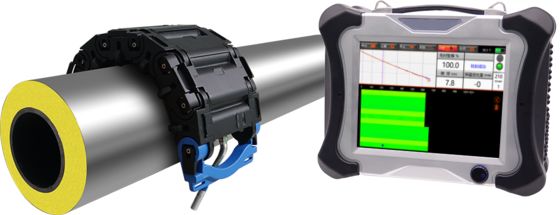 Máy đo độ dày thành ống kim loại dòng điện xoáy xung HEF-17 với màn hình LCD