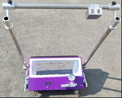 Máy kiểm tra rò rỉ hộp chân không tiết kiệm lao động HC1400-LED với bánh xe đi bộ và thanh phụ trợ để kiểm tra hàn