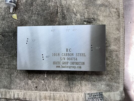 AWS D1.1/D1.1M-2015 Khối hiệu chuẩn siêu âm RC Resolution cho đầu dò chùm góc