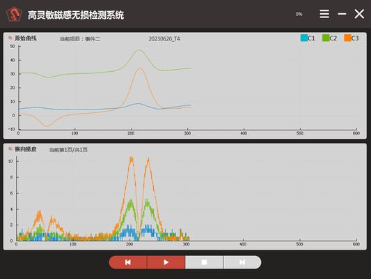 Máy dò căng thẳng bộ nhớ từ tính kim loại HMT-MA6 MMMT