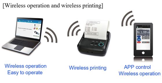 SRT-6620 Digital Surface Roughness Meter with Bluetooth USB Data Storage Surface Finish Testing Machine