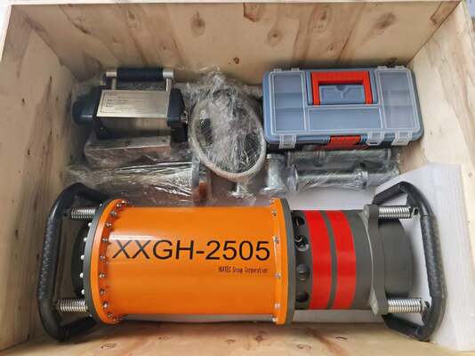 HXPC-100B1X X-ray Pipeline Crawler Định vị từ tính Máy dò mối hàn chụp X-quang 360° cho đường ống Dầu khí