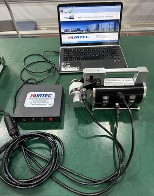 MRT Testing Magnetic Rope Steel Wire Ropes Defector HRD-100 Wear Flaw Detection Device