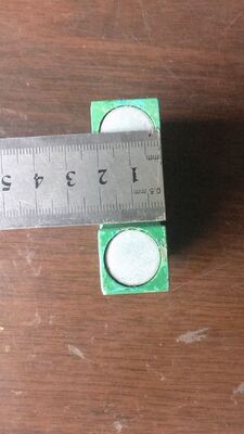Magnet de maintien de film Alnico industriel à tête simple/double pour essai radiographique