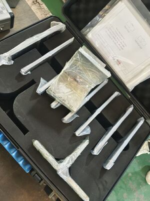 MT/PT Chất thử hạt từ và chất nhuộm 10pcs với 25 lỗi Carbon Steel Crack Sample