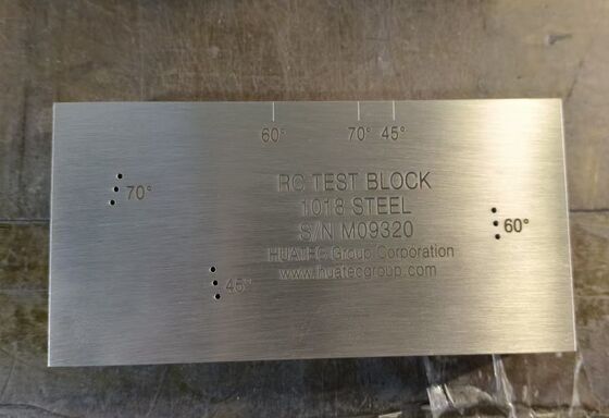 AWS D1.1/D1.1M-2015 Khối hiệu chuẩn siêu âm RC Resolution cho đầu dò chùm góc