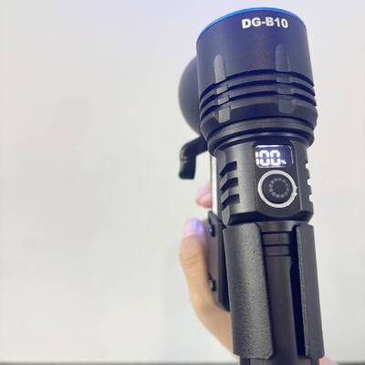 DG-B10 365nm UV đèn pin phun có thể xử lý Mount Aviation Aluminum 12 LED Core Fluorescent Penetrant Inspection Spray Gun Bracket