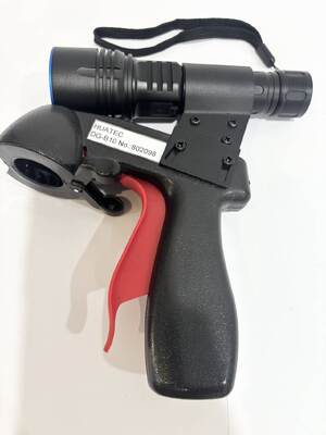 DG-B10 365nm UV đèn pin phun có thể xử lý Mount Aviation Aluminum 12 LED Core Fluorescent Penetrant Inspection Spray Gun Bracket
