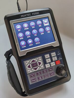 HUATEC FD560 Máy phát hiện lỗi siêu âm kỹ thuật số di động với độ nhạy 120dB và bảo vệ IP65 cho thử nghiệm NDT