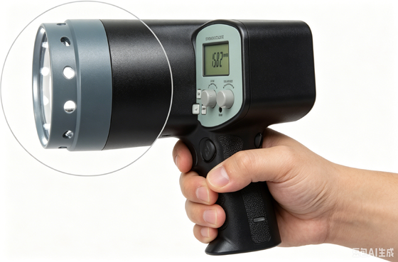 HDTS-3350PC Máy đo tốc độ hoạt động chính xác cao Máy đo tốc độ flash kích hoạt bên trong và bên ngoài