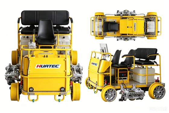 FD-GT60 Máy dò lỗ hổng siêu âm đường sắt có độ chính xác cao Khung nhôm hàng không Hành trình tốc độ không đổi Đường sắt đa đầu dò Phát hiện vết nứt bên trong Xe