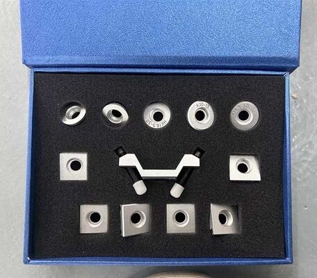Bộ 12 vòng hỗ trợ cho Leeb Hardness Tester NDT Bên ngoài / bên trong bề mặt hình trụ hình cầu đường cong ống thử nghiệm phụ kiện