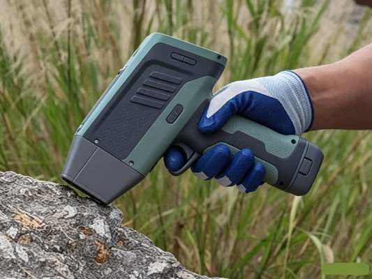 HXRF-600plus Máy phân tích các yếu tố khoáng chất XRF cầm tay IP65 Kiểm tra chống nước GPS Bluetooth mang theo Máy phát hiện chất lượng quặng cho thăm dò địa chất