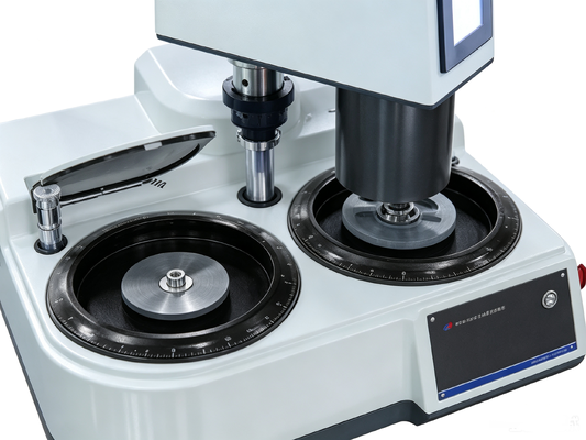 HPA-2000S Fully Automatic Metallographic Grinding and Polishing Machine with Touch Screen + PLC Control and Double Disc for Multi-point Pressure & Center Pressure