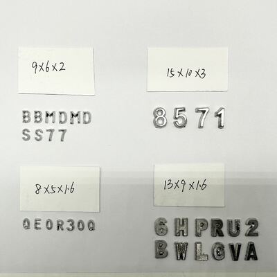 X-Ray Lead Letter từ A đến Z Flat Face NDT Industrial X-Ray Defect Detector Accessories
