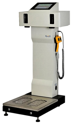 Máy giám sát bức xạ chân tay hạt nhân HFM100 Thiết bị giám sát ô nhiễm bề mặt Alpha Beta tự động