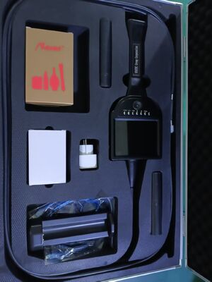 HTD-D8 Portable Industrial Video Endoscope Electric 4 Direction Bending Probe 720P Resolution For Engine Pipe Casting Inspection