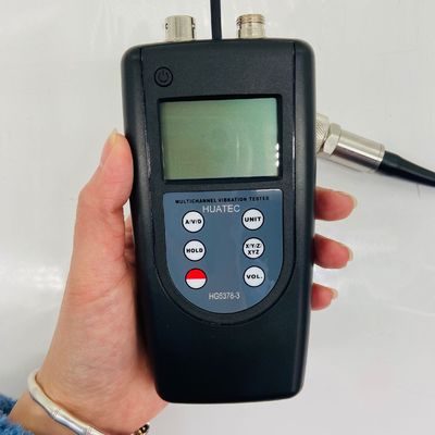 HG6378-3 3 kênh 3D XYZ Piezoelectric Accelerometer Wide Frequency Range Vibration Tester