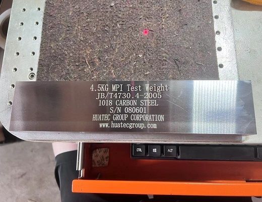 Phụ kiện máy dò khuyết tật từ tính NDT Khối thử tải trọng chết N1